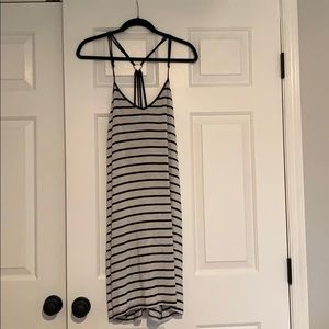 Striped casual dress